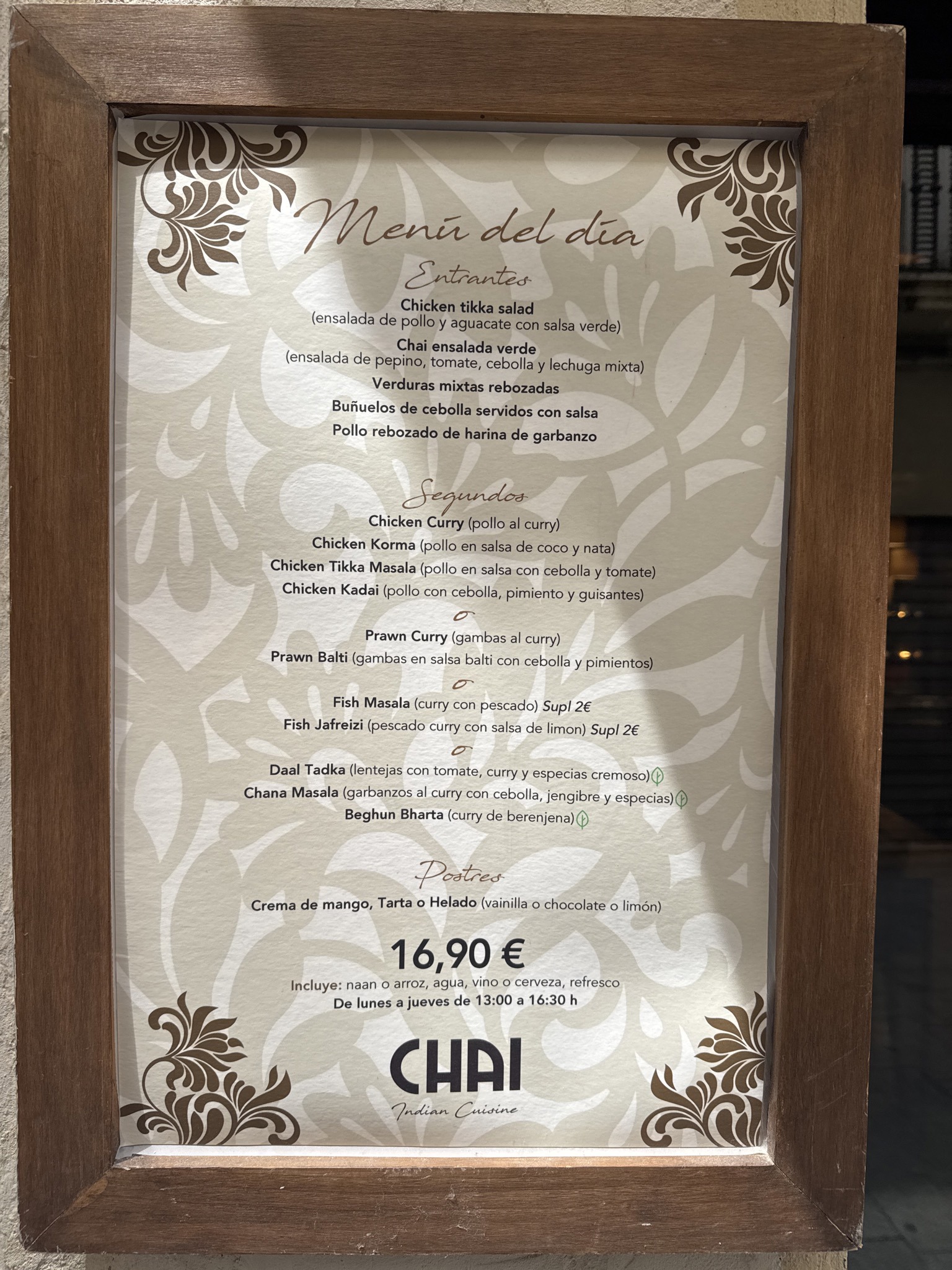 Chai Indian Tandoori